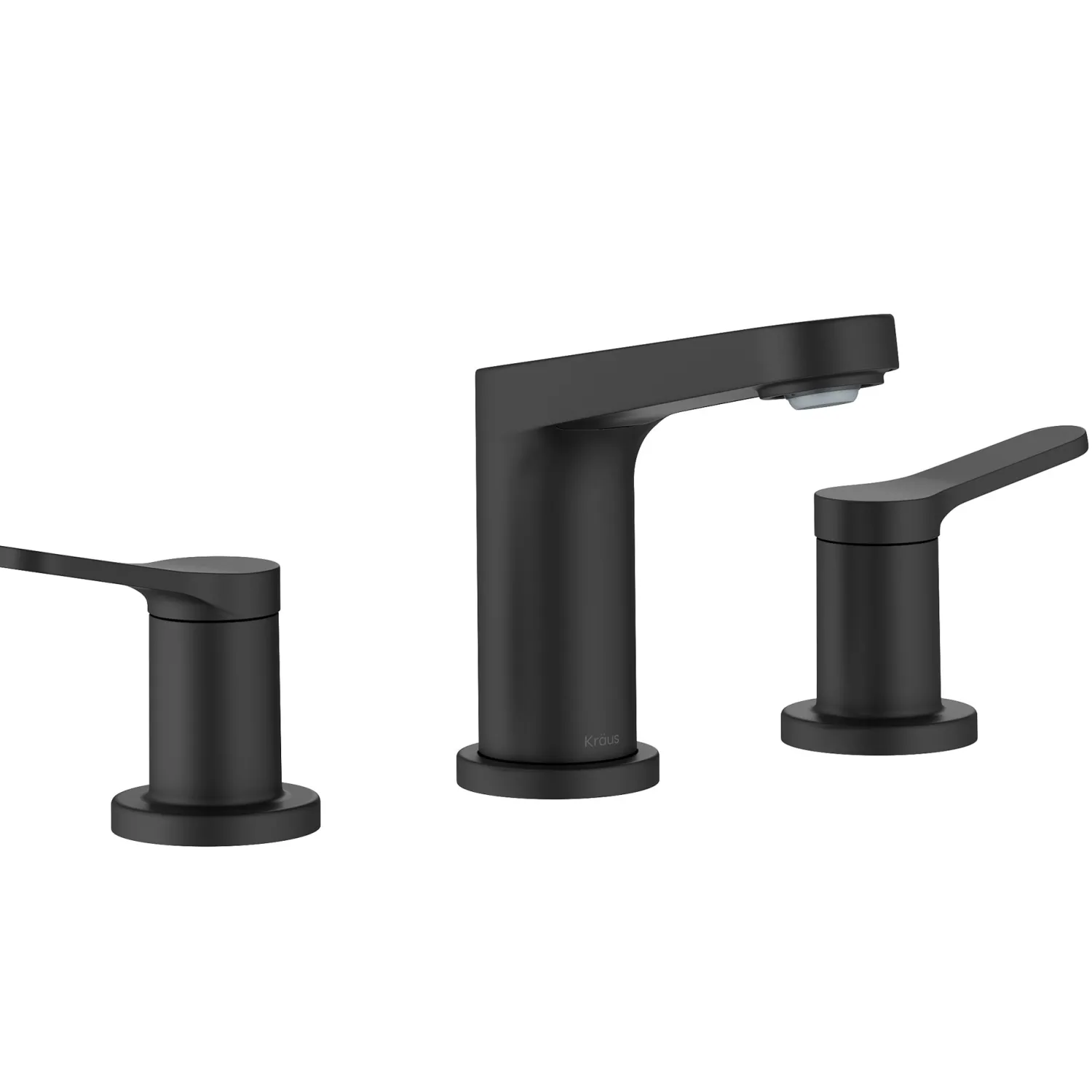 Sale Indy Widespread Bathroom Faucet in Matte Black 8" Widespread