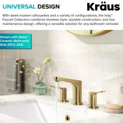 Online Indy Widespread Bathroom Faucet in Spot-Free Brushed Brass 8
