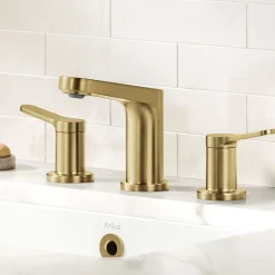 Online Indy Widespread Bathroom Faucet in Spot-Free Brushed Brass 8