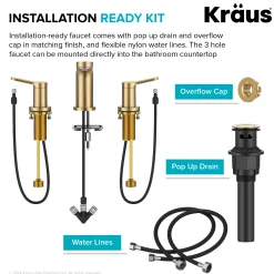 Online Indy Widespread Bathroom Faucet in Spot-Free Brushed Brass 8