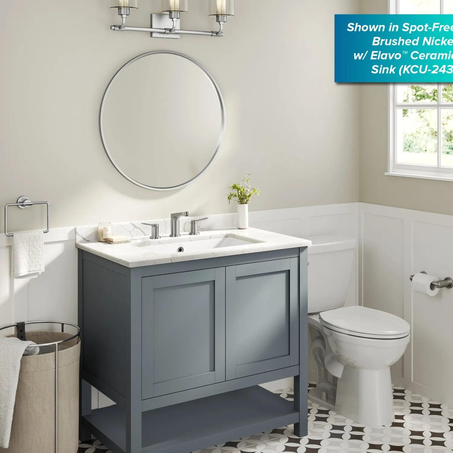 Online Indy Widespread Bathroom Faucet in Spot-Free Brushed Brass 8" Widespread