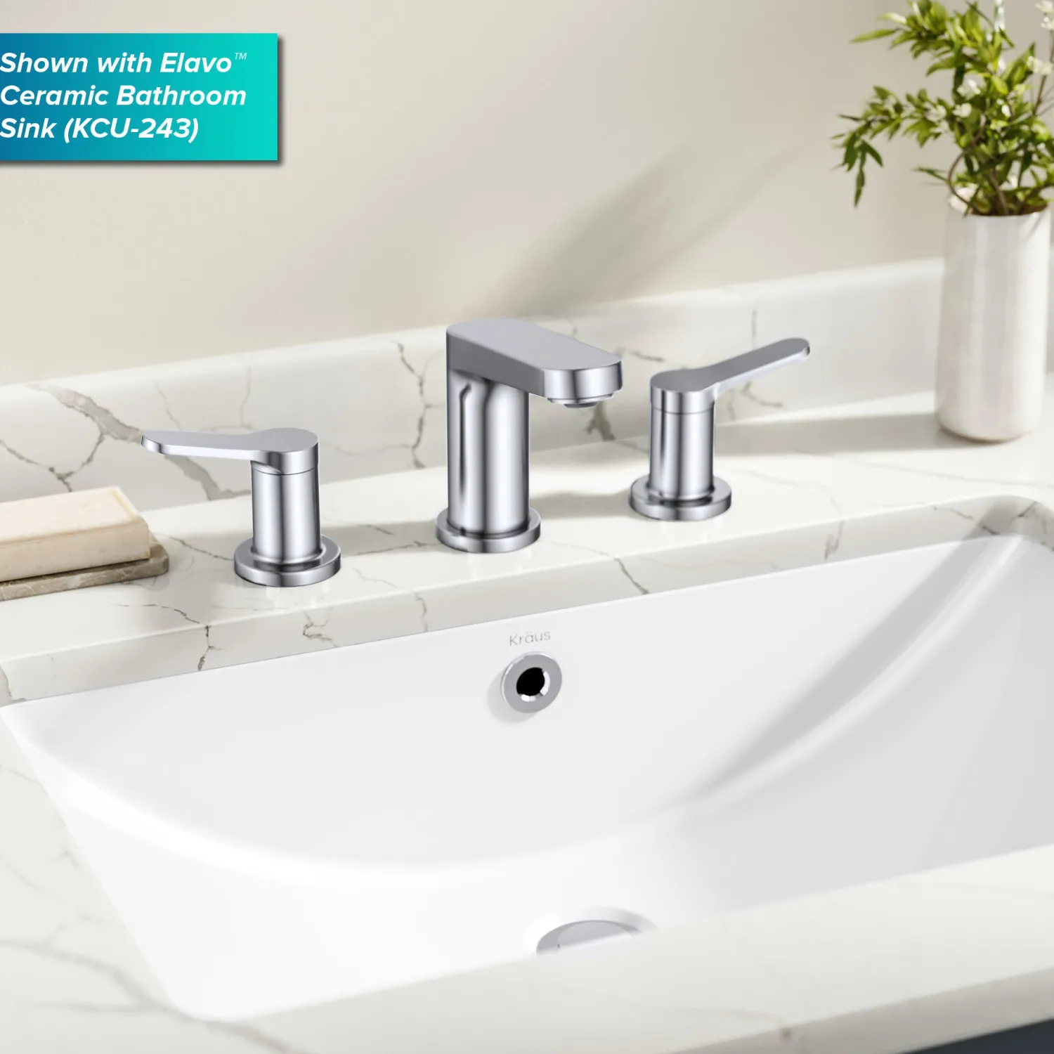 New Indy Widespread Bathroom Faucet in Chrome 8" Widespread