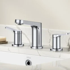 New Indy Widespread Bathroom Faucet in Chrome 8