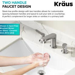 New Indy Widespread Bathroom Faucet in Chrome 8