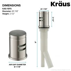 Best KAG-1 Air Gap Sink Drains, Disposer Flanges & Air Gaps