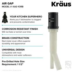 Best KAG-1 Air Gap Sink Drains, Disposer Flanges & Air Gaps