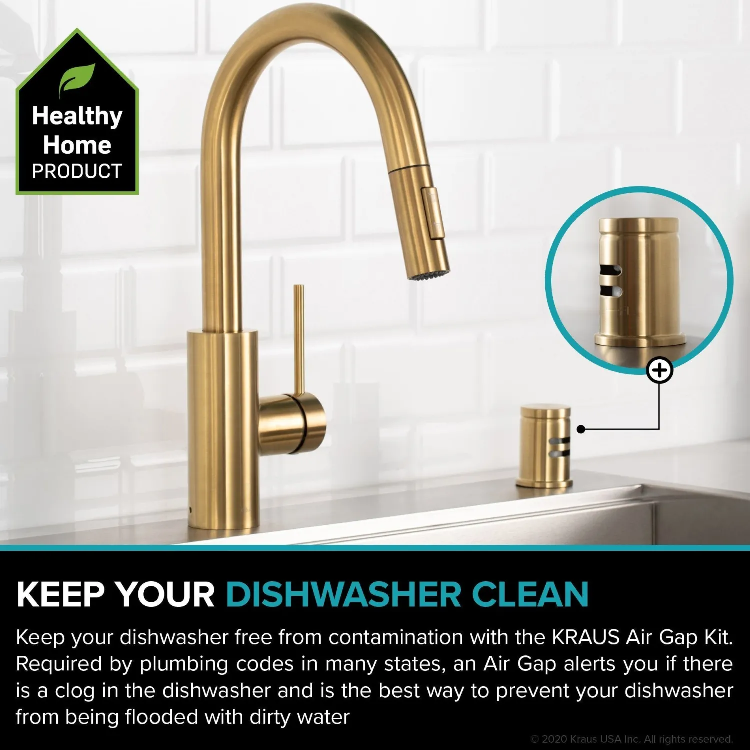 Best KAG-1 Air Gap Sink Drains, Disposer Flanges & Air Gaps