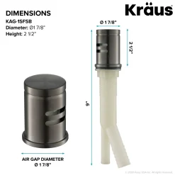 Best KAG-1 Air Gap Sink Drains, Disposer Flanges & Air Gaps