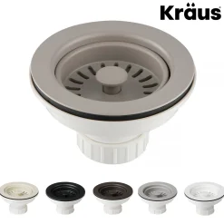 New Kitchen Sink Strainer in Truffle Sink Drains, Disposer Flanges & Air Gaps