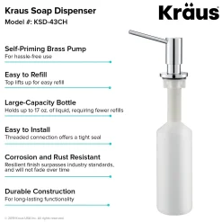 Best Kitchen Soap Dispenser | KSD-43 Soap Dispensers