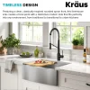 Best Kore 27" Apron Front Workstation 16 Gauge Stainless Steel Kitchen Sink Stainless Steel Sinks|Single Bowl Sinks