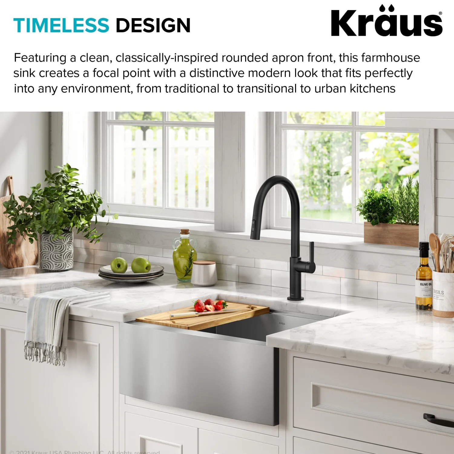 Discount Kore 24" Apron Front Workstation 16 Gauge Stainless Steel Single Bowl Kitchen Sink with Accessories Stainless Steel Sinks|Single Bowl Sinks
