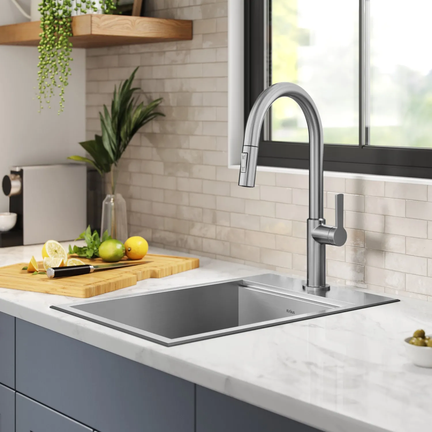 Outlet Kore 15" Drop-In Workstation 16 Gauge Stainless Steel Single Bowl Kitchen Bar Sink with Accessories Bar / Prep Sinks|Workstation Sinks