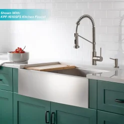 New Kore 33" 16 Gauge Farmhouse Workstation Kitchen Sink Stainless Steel Sinks|Single Bowl Sinks