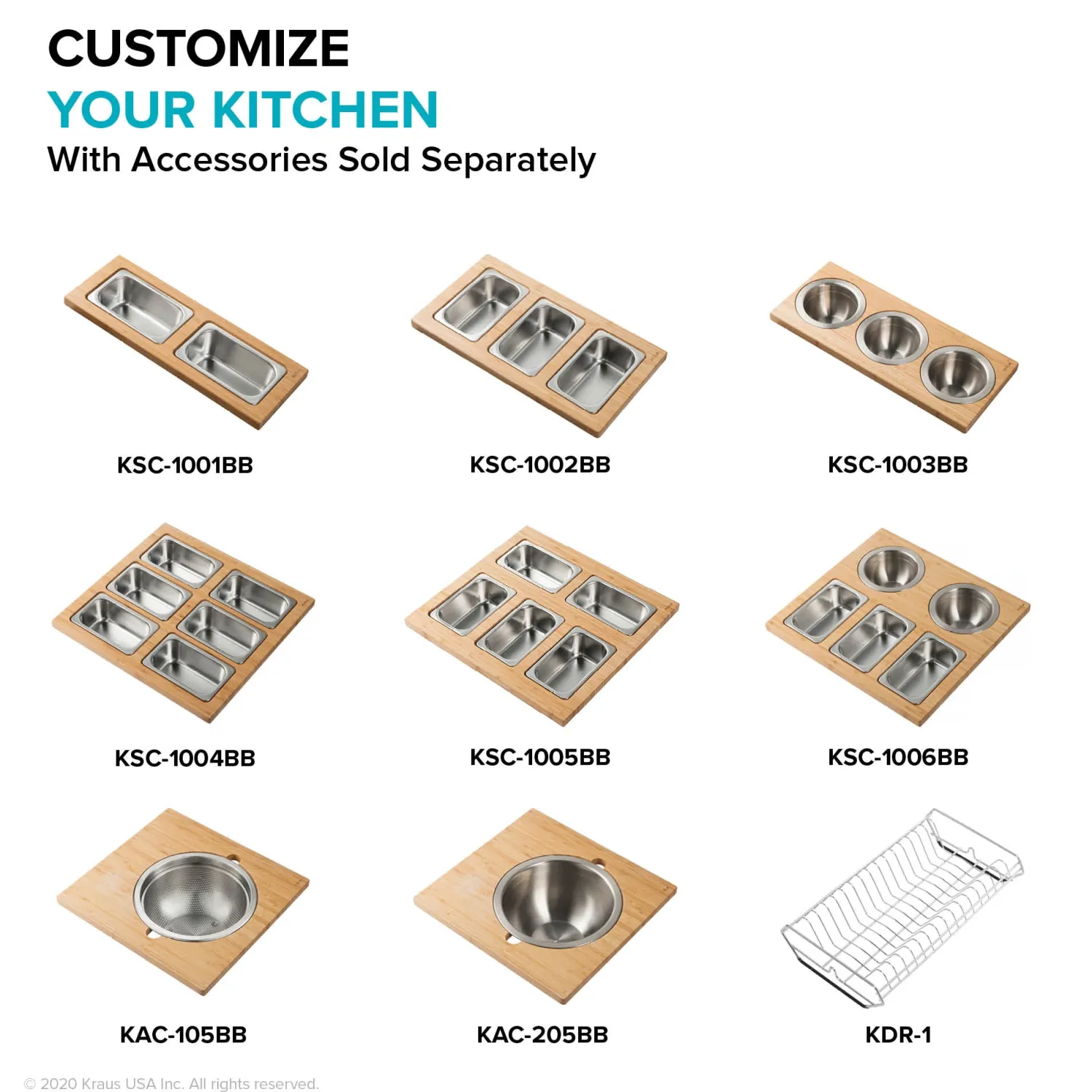 New Kore 33" 16 Gauge Farmhouse Workstation Kitchen Sink Stainless Steel Sinks|Single Bowl Sinks