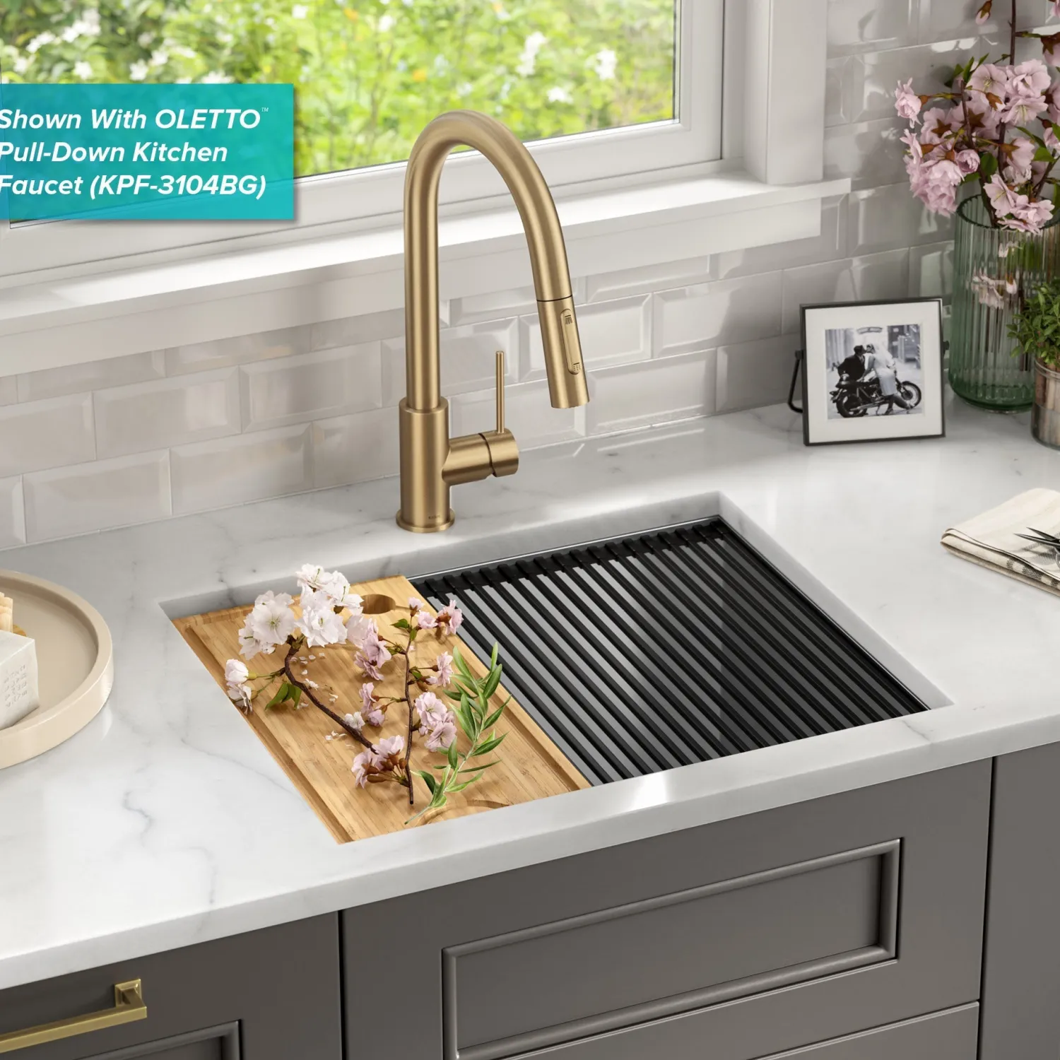 Discount Kore 23" Undermount Workstation 16 Gauge Laundry Utility Sink with Accessories Laundry & Utility Sinks|Undermount Sinks