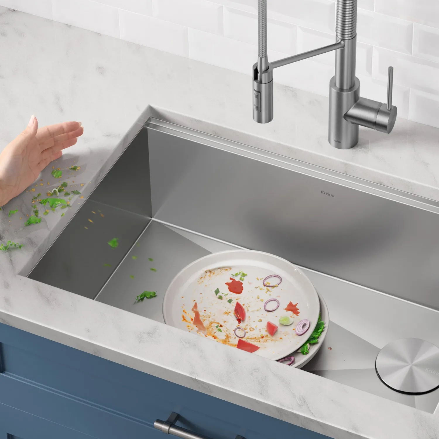 Discount Kore 23" Undermount Workstation 16 Gauge Laundry Utility Sink with Accessories Laundry & Utility Sinks|Undermount Sinks