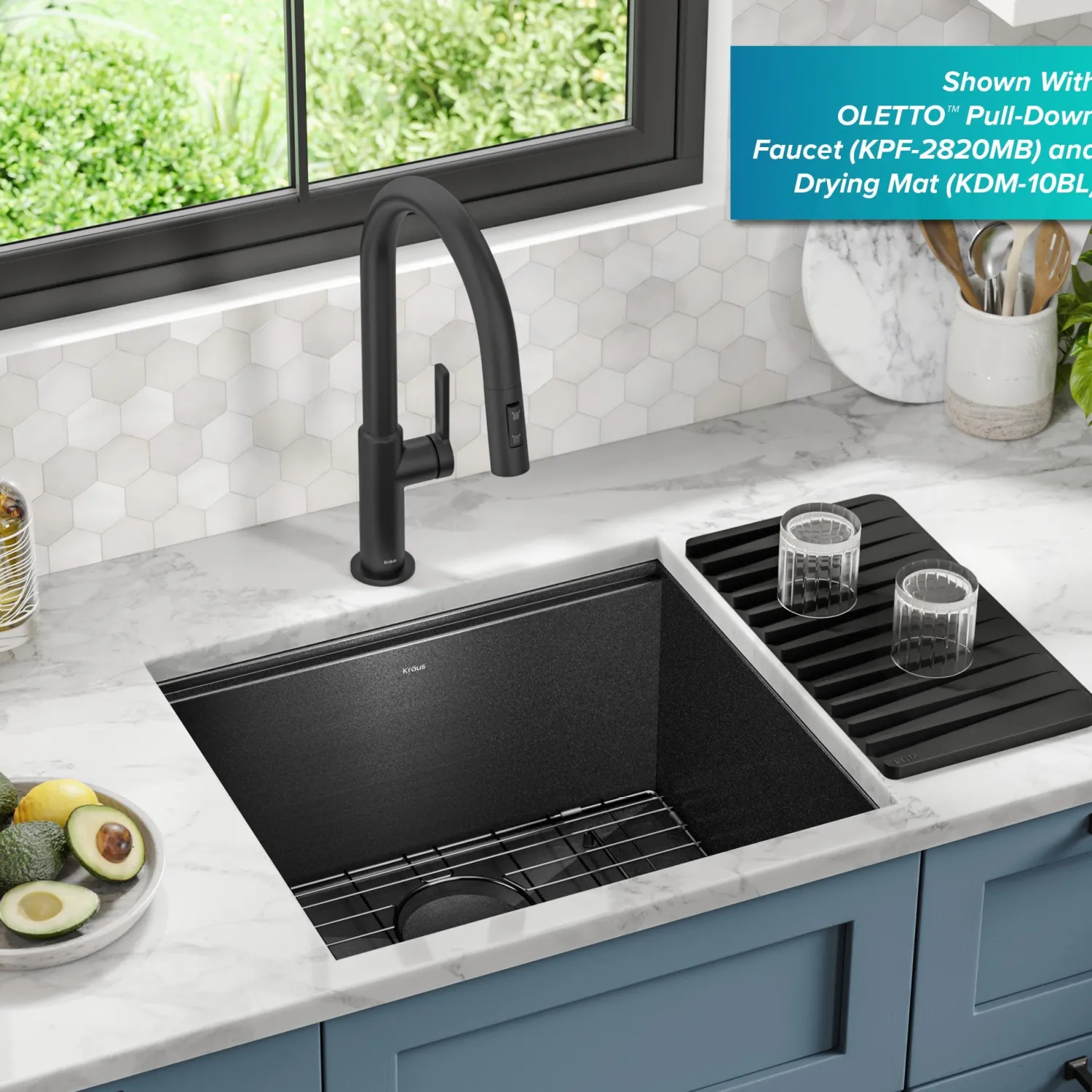 Hot Kore Workstation 21" Undermount 16 Gauge Bar or Kitchen Sink in PVD Gunmetal Gunmetal, Brass, & Gold|Bar / Prep Sinks