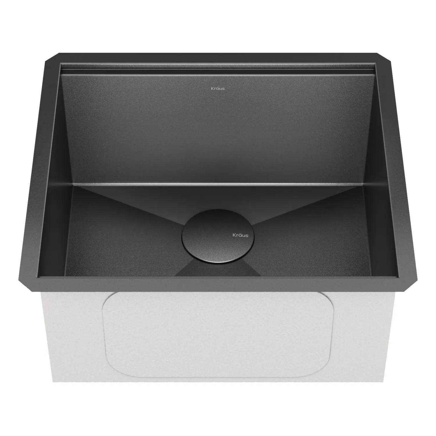 Hot Kore Workstation 21" Undermount 16 Gauge Bar or Kitchen Sink in PVD Gunmetal Gunmetal, Brass, & Gold|Bar / Prep Sinks