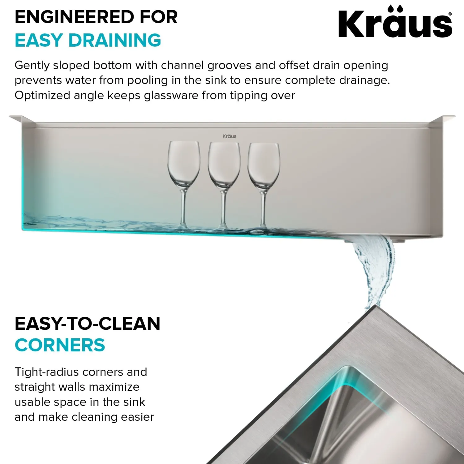 Best Kore Workstation 32" Undermount 16 Gauge Single Bowl Stainless Steel Kitchen Sink with Accessories Workstation Sinks|Stainless Steel Sinks