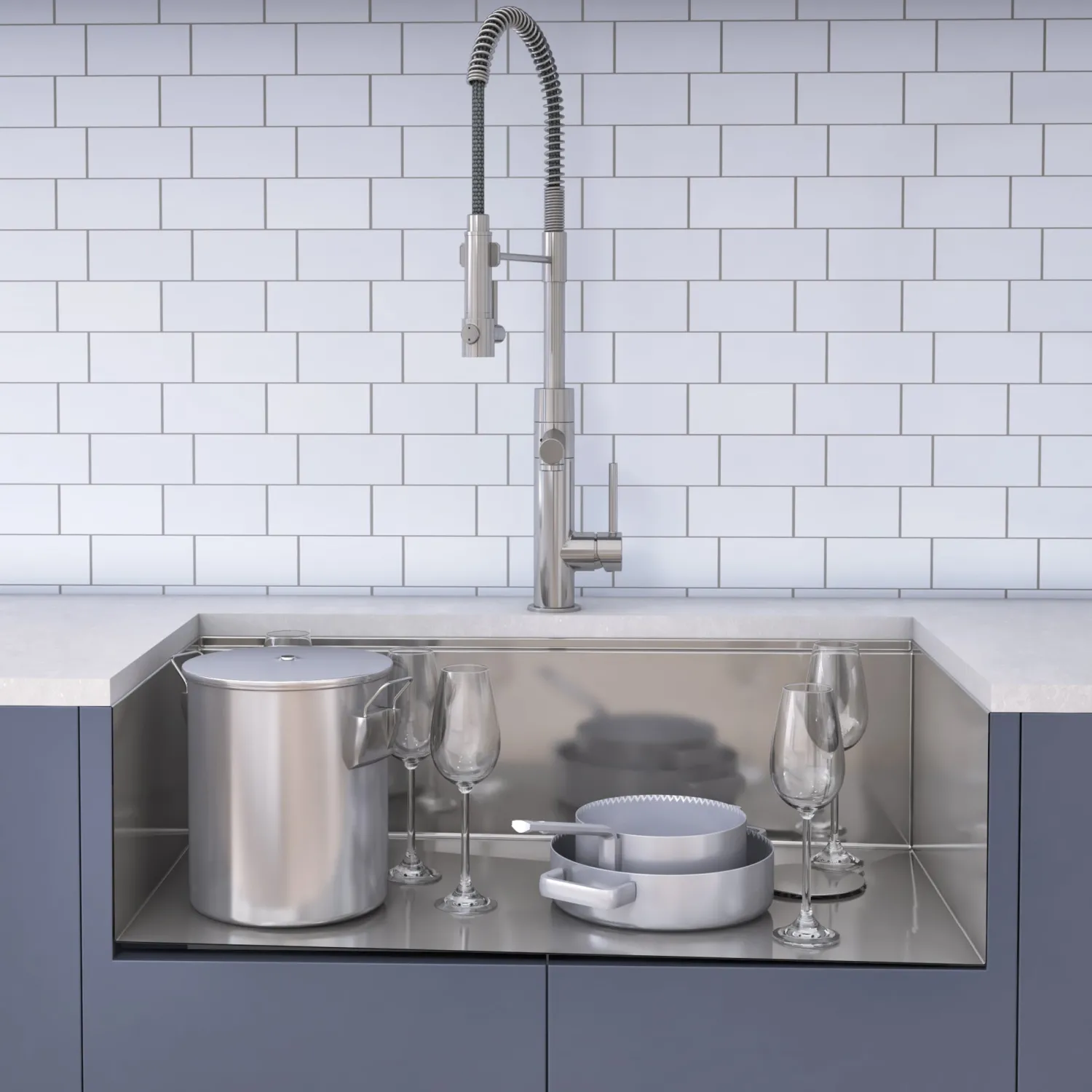 New Kore Workstation 30" Undermount 16 Gauge Single Bowl Stainless Steel Kitchen Sink with Accessories Workstation Sinks|Stainless Steel Sinks
