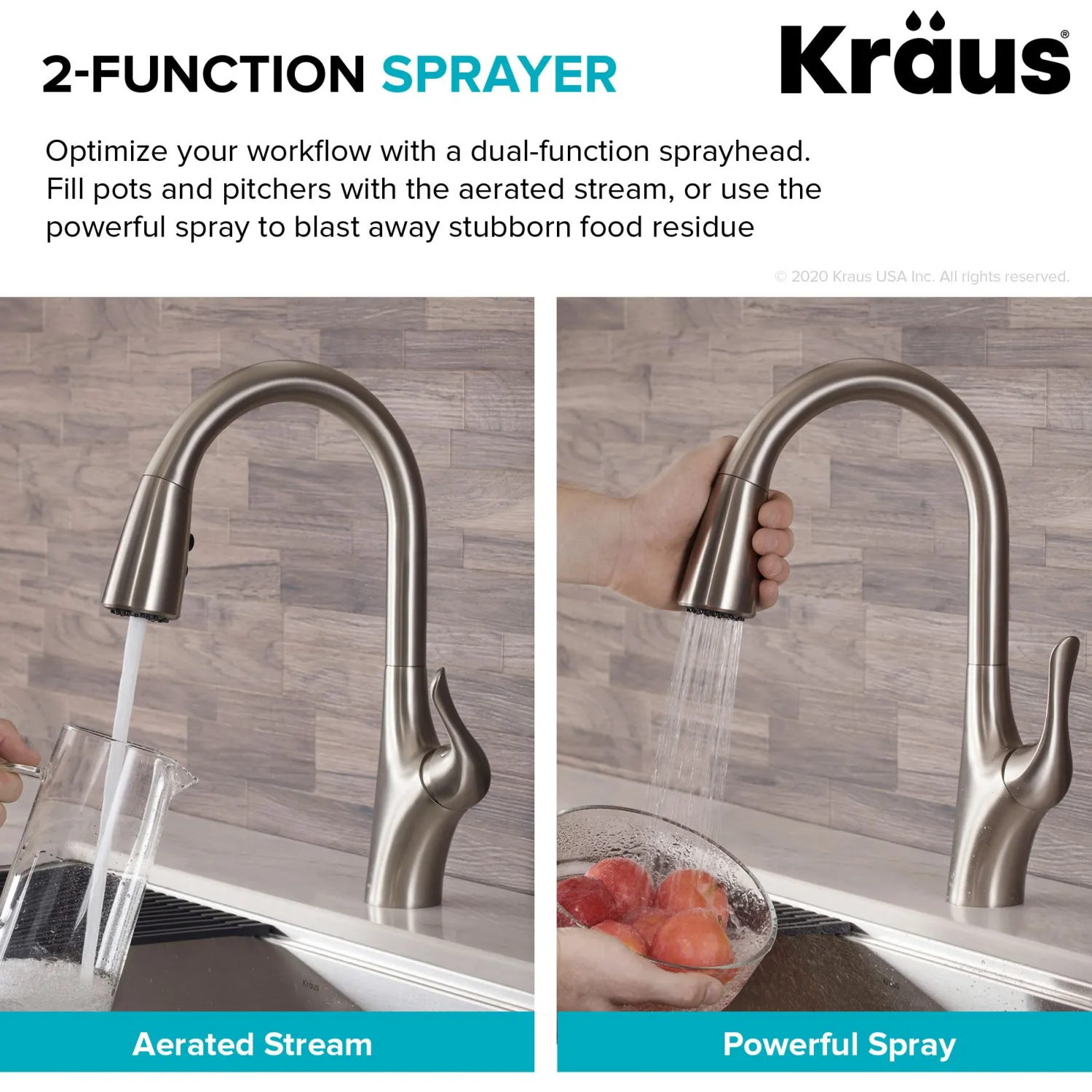 Discount Merlin Single Handle Pull-Down Kitchen Faucet in Spot Free Stainless Steel Single Hole