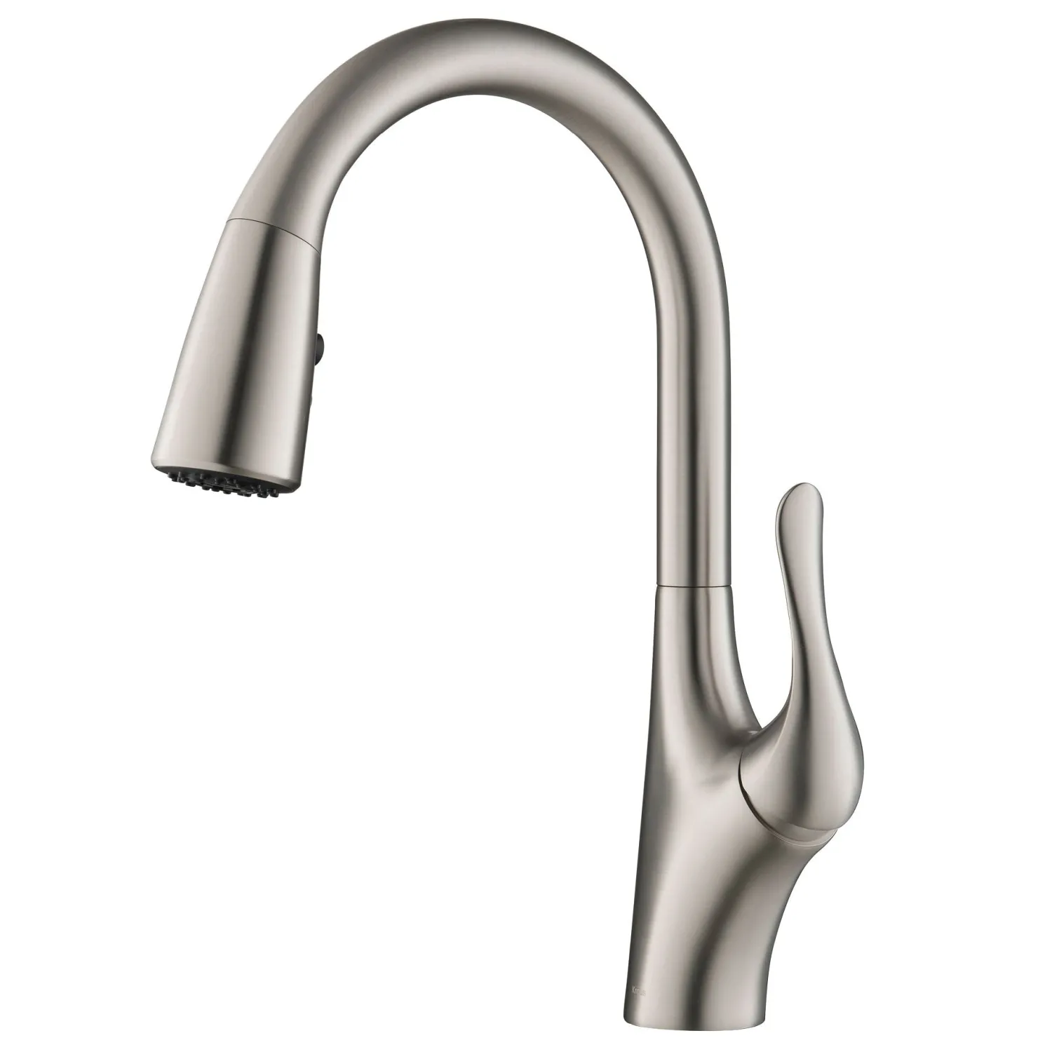 Discount Merlin Single Handle Pull-Down Kitchen Faucet in Spot Free Stainless Steel Single Hole
