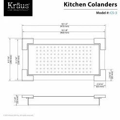 Sale Multi-Functional Stainless Steel Colander CS-3 Colanders