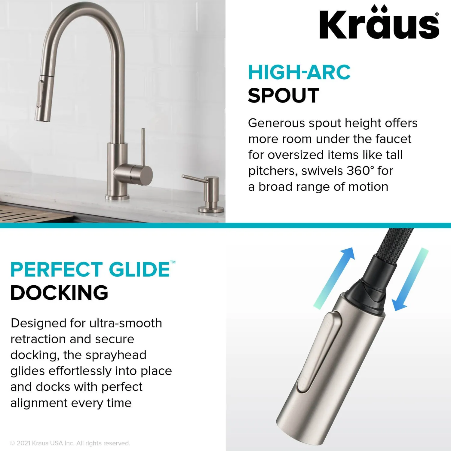 Online New Oletto Contemporary Single Handle Pull Down Kitchen Faucet in Matte Black Single Hole