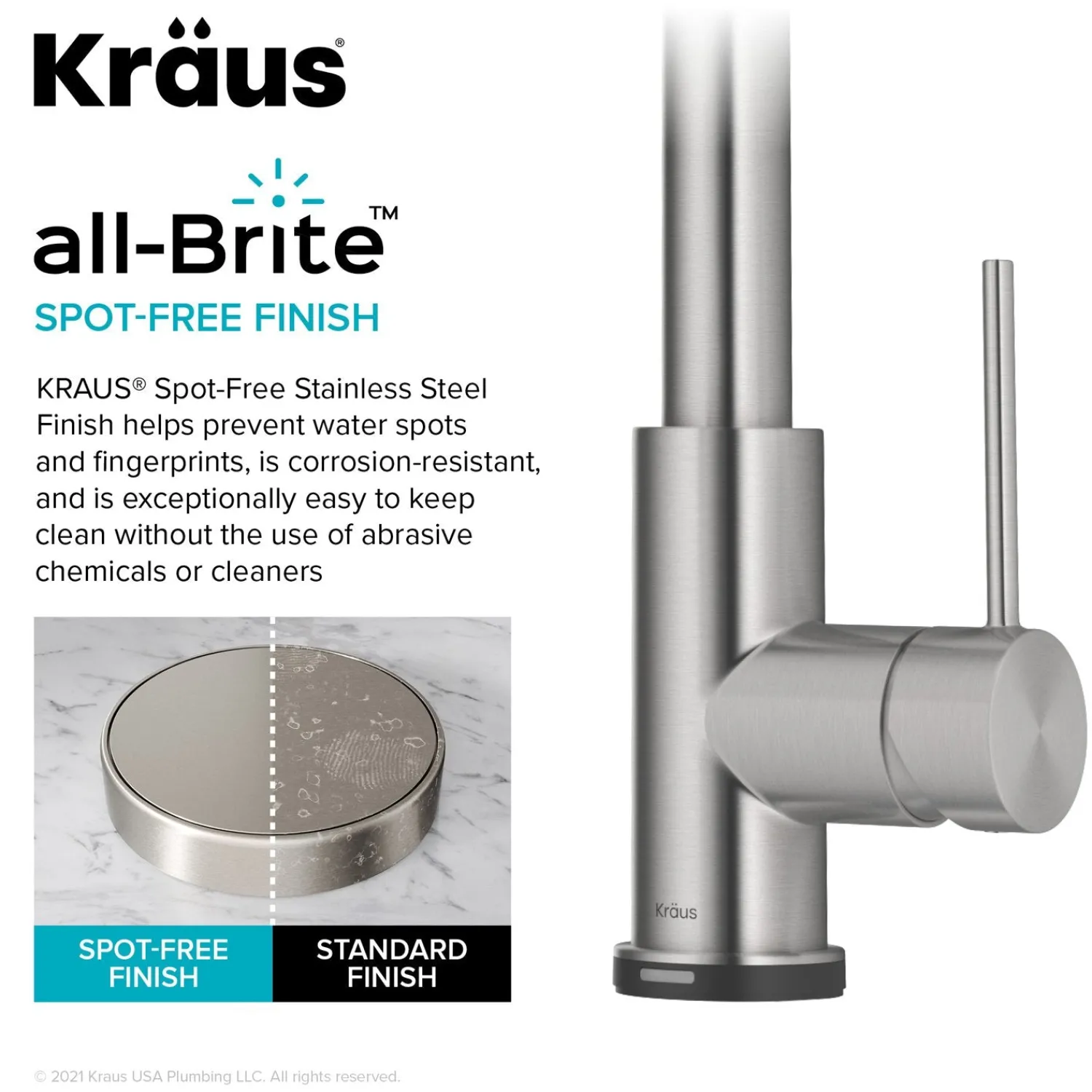 New Oletto Contemporary Single-Handle Touch Activated with Pull Down Sprayer in Spot Free Stainless Steel Touchless, Sensor And Tap Activated Kitchen Faucets