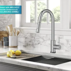 Discount  Oletto Contemporary Single-Handle Touch Activated with Pull Down Sprayer in Chrome Touchless, Sensor And Tap Activated Kitchen Faucets
