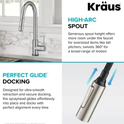 Discount  Oletto Contemporary Single-Handle Touch Activated with Pull Down Sprayer in Chrome Touchless, Sensor And Tap Activated Kitchen Faucets