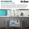 Hot Oletto Drinking Water Filter Faucet in Matte Black Single Hole|Water Filter Faucets
