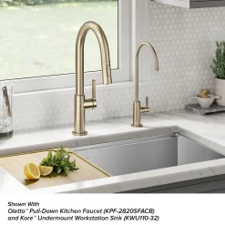 Best Oletto Drinking Water Filter Faucet in Spot-Free Antique Champagne Bronze Single Hole|Water Filter Faucets