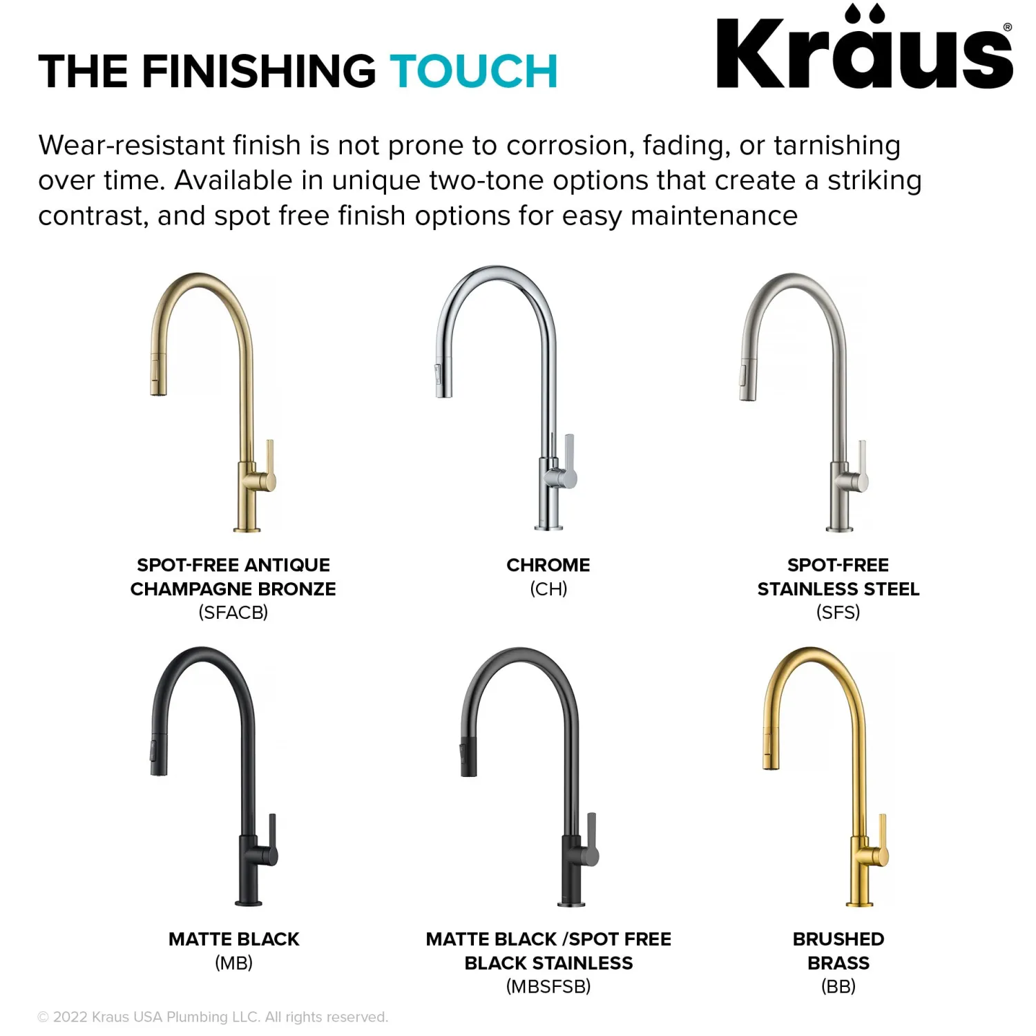 Sale Oletto High-Arc Matte Black & Black Stainless Steel Pull-Down Kitchen Faucet Single Hole
