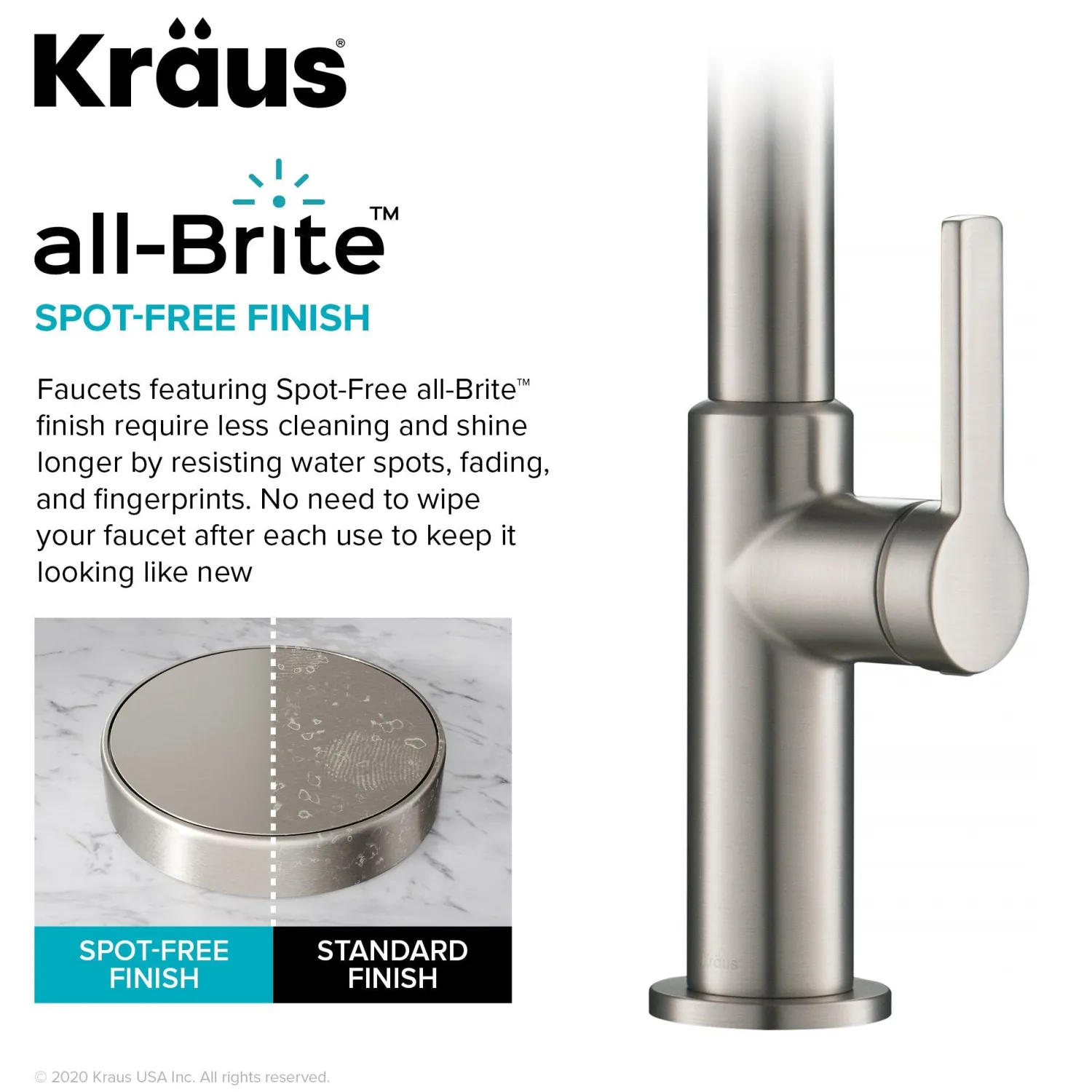 New Oletto High-Arc Single Handle Pull-Down Kitchen Faucet in Spot Free Stainless Steel Single Hole