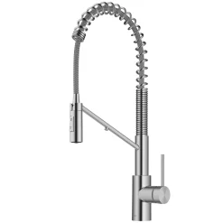 Discount Oletto 2-in-1 Commercial Style Kitchen Faucet with Integrated Water Filter Dispenser in Spot Free Stainless Water Filter Faucets
