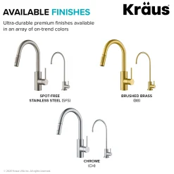 Sale Oletto Pull-Down Kitchen Faucet & Purita Water Filter Faucet in Chrome Single Hole|Water Filter Faucets