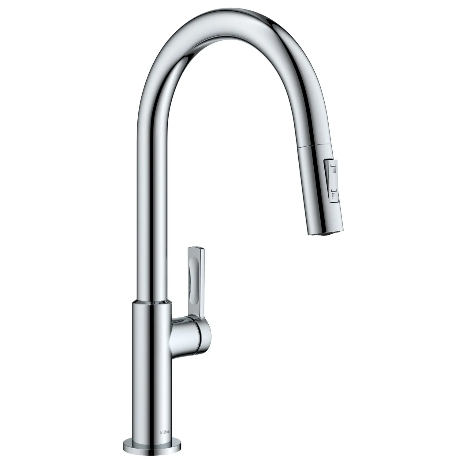 Outlet Oletto Single Handle Chrome Pull-Down Kitchen Faucet Single Hole