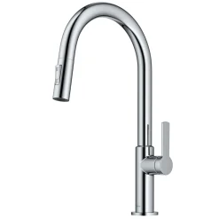 Outlet Oletto Single Handle Chrome Pull-Down Kitchen Faucet Single Hole