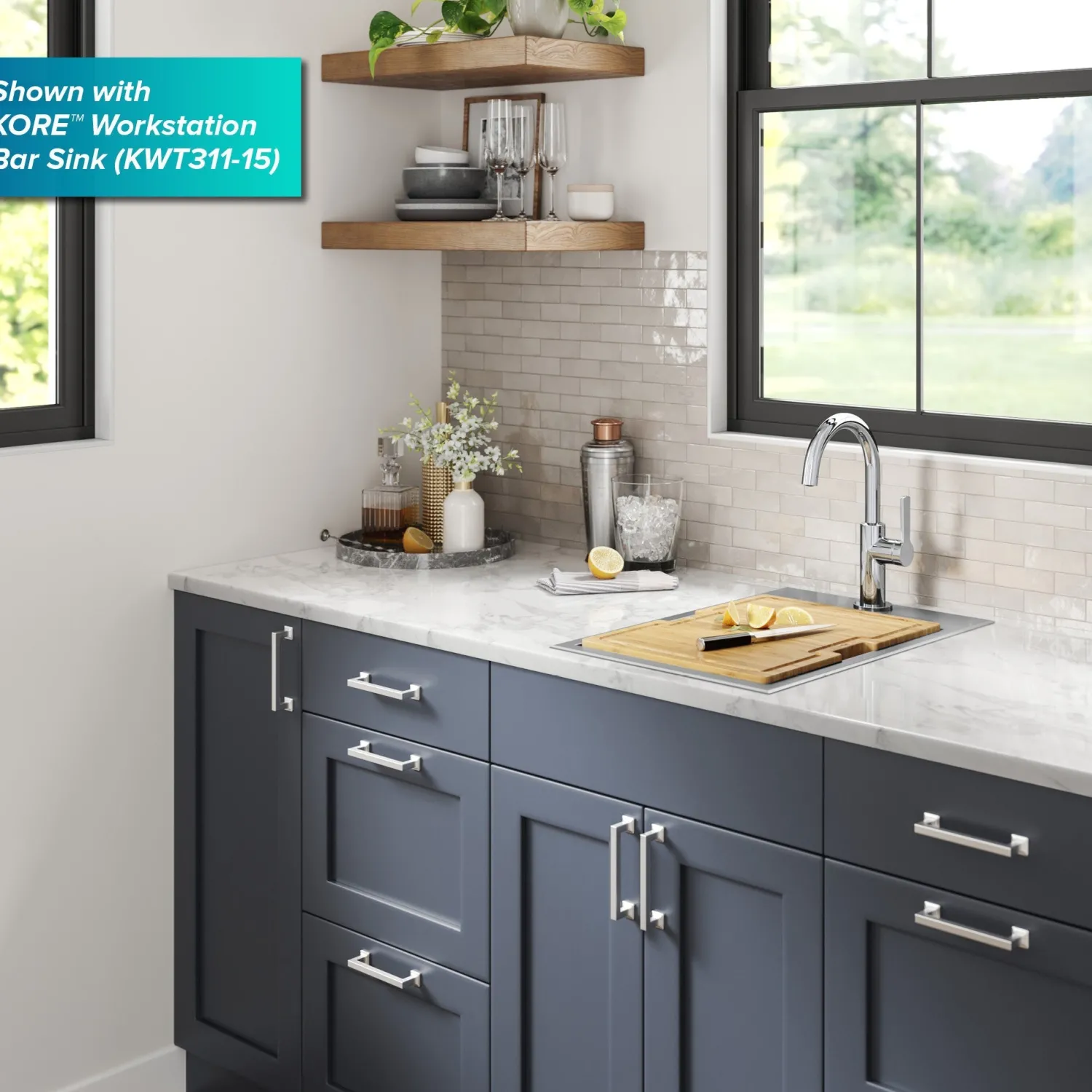 Clearance Oletto Single Handle Chrome Kitchen Bar Faucet Single Hole|Bar Faucets