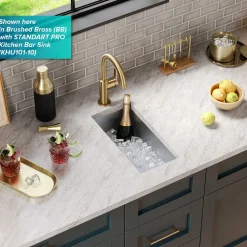 Oletto Single Handle Kitchen Bar Faucet in Matte Black Single Hole|Bar Faucets