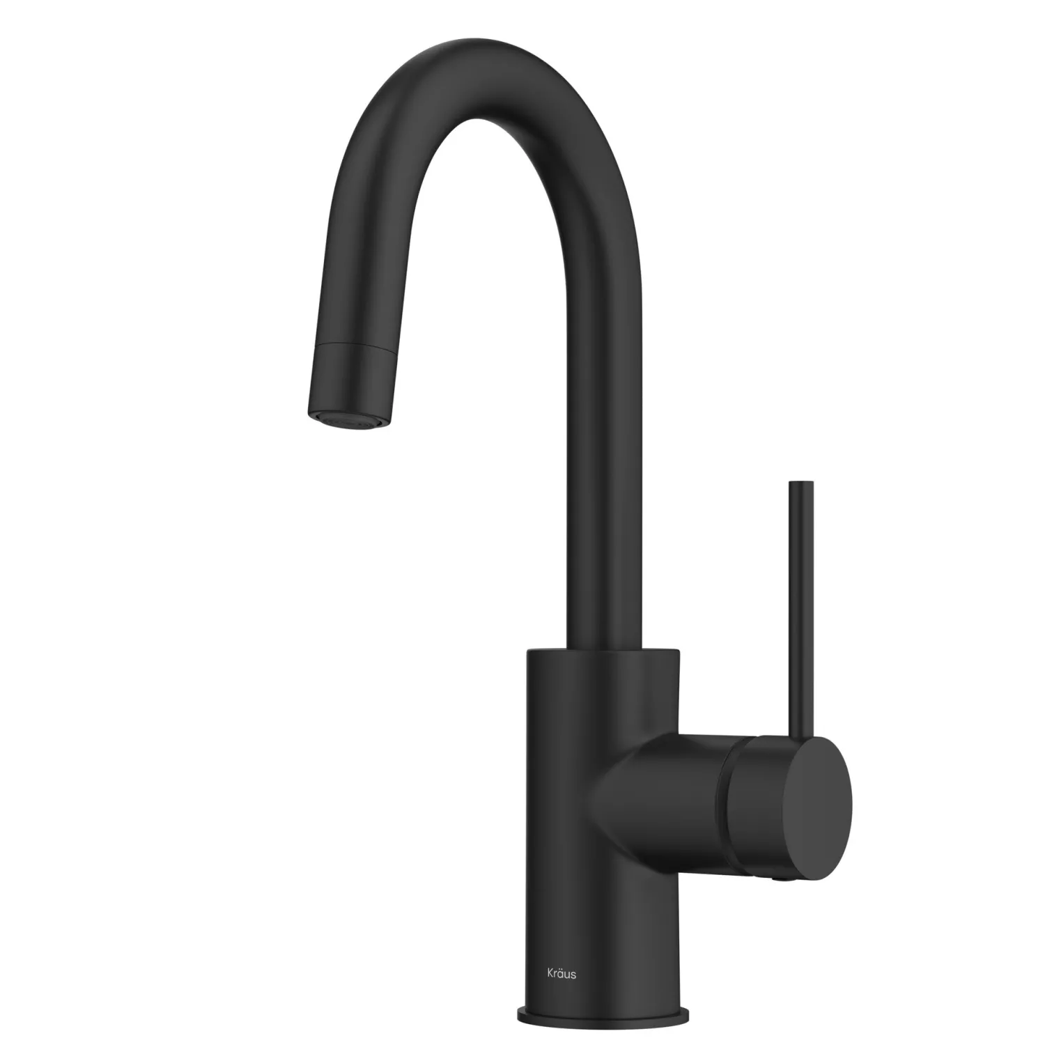 Hot Oletto Single Handle Kitchen Bar Faucet in Matte Black Single Hole|Bar Faucets