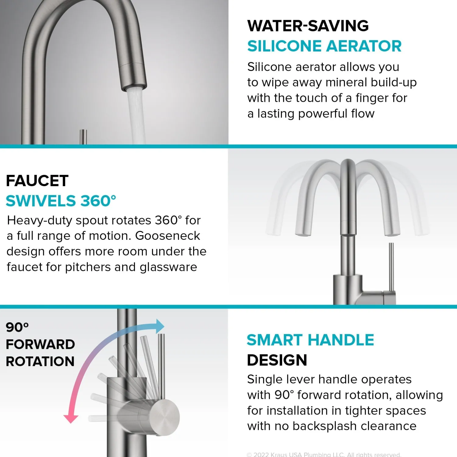Clearance Oletto Single Handle Kitchen Bar Faucet in Brushed Brass Single Hole|Bar Faucets