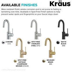 Clearance Oletto Single Handle Kitchen Bar Faucet in Brushed Brass Single Hole|Bar Faucets