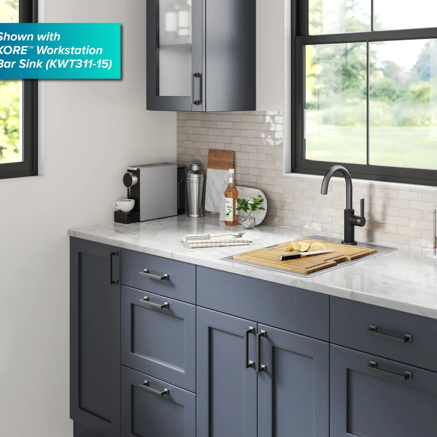 Outlet Oletto Single Handle Matte Black & Black Stainless Steel Kitchen Bar Faucet Single Hole|Bar Faucets