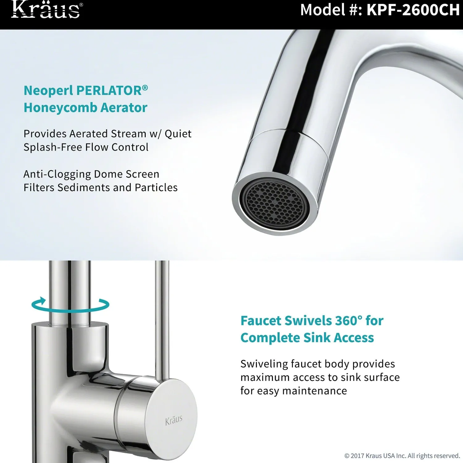 Online Oletto Single Lever Kitchen Bar Faucet in Chrome Bar Faucets