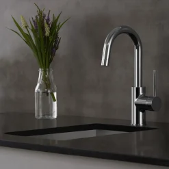 Online Oletto Single Lever Kitchen Bar Faucet in Chrome Bar Faucets