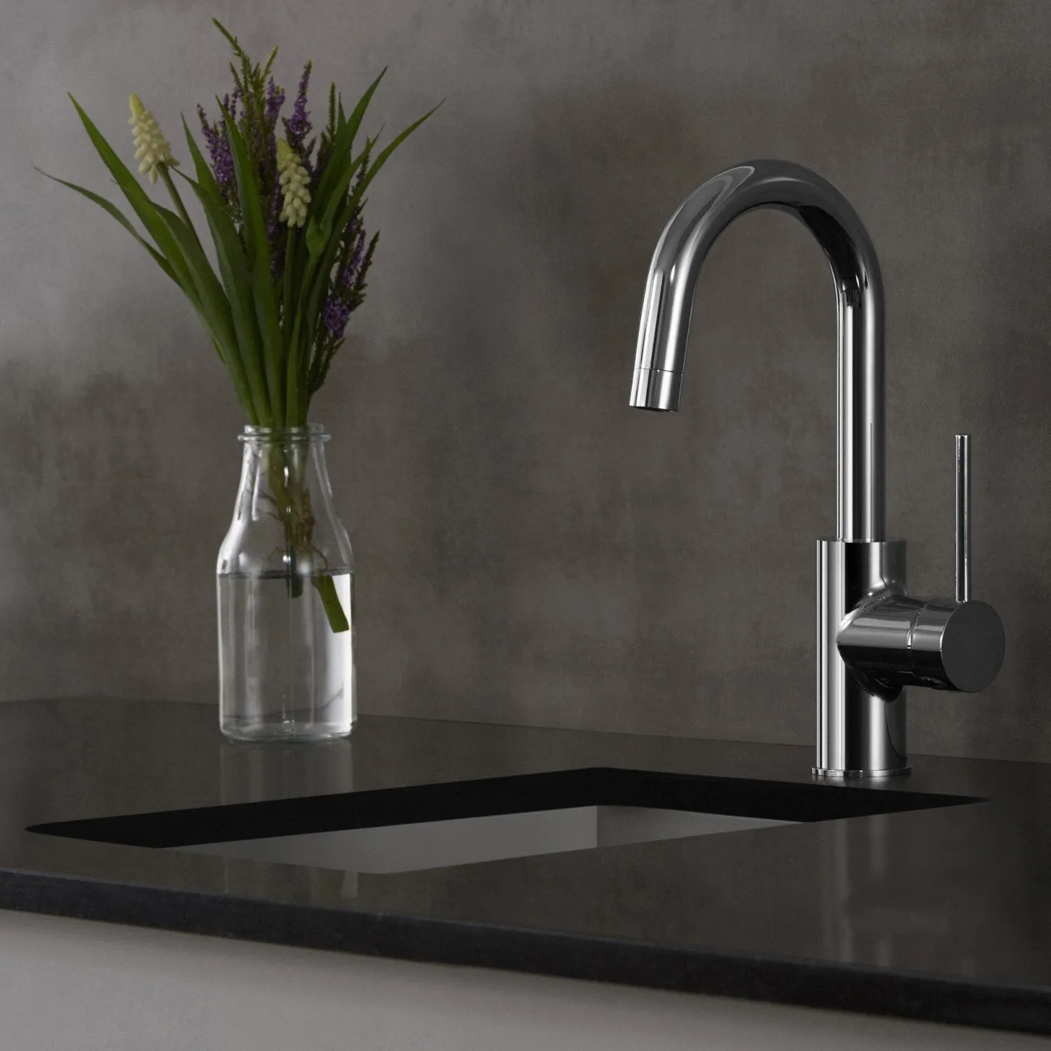 Online Oletto Single Lever Kitchen Bar Faucet in Chrome Bar Faucets
