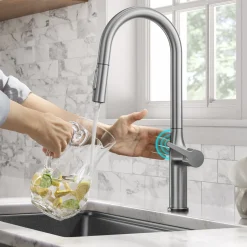 Online Oletto Tall Modern Single-Handle Touch Activated with Pull Down Sprayer in Spot Free Stainless Steel Touchless, Sensor And Tap Activated Kitchen Faucets